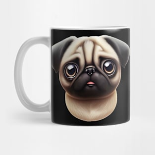 Captivating Pug Art Mug